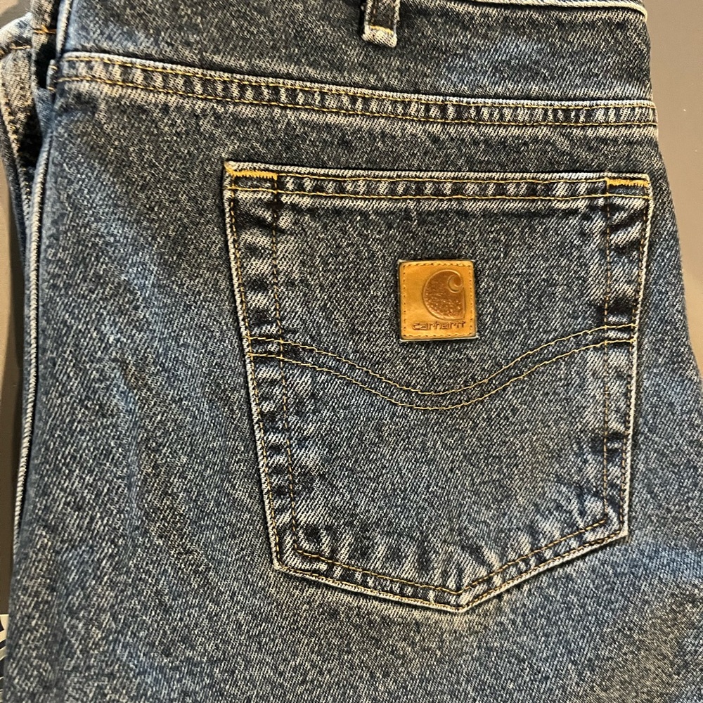 NWOT Brand New Carhartt Jeans Flannel Lined 32x22